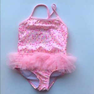Cupcake tutu swim suit